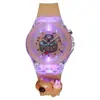 Relógio Capivara Cartoon Luminoso 2025 Pulseira de Silicone para Alunos do Ensino Fundamental e Médio Relógio Infantil Presente