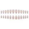 Use uma linha francesa simples unha patch amêndoa removível acabado transfronteiriço nail art atacado