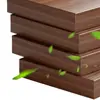 Estante de exhibición estilo chino retro para tazas de té y teteras, estante de madera maciza para tazas de escritorio, estante de exhibición de varias capas para sala de té