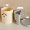 Suporte Rotativo de Facas de Cozinha Prateleira de Armazenamento Doméstica Balde de Hashis Multifuncional para Bancada Gaiola de Facas e Hashis Caixa de Armazenamento Integrada para Facas