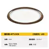 Luminária de Teto Estilo Chinês Novo de Nogueira Preta Madeira Maciça Quarto Sala de Jantar Estilo Meio do Século Proteção para os Olhos Retrô Luminária para Sala de Estudo Sala de Chá