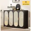 Armario de almacenamiento integrado de pared para comedor, armario de almacenamiento diverso para sala de estar, armario de cocina, gabinete de té de estilo crema para dormitorio