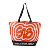 Bolsa Tejida de Exhibición de Compras de PP Bolsa Impermeable a Prueba de Polvo Evento de Publicidad de Ropa Bolso de Piel de Serpiente Logo Personalizado