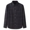 Nova Camisa Social Masculina de 2021 para Homens Gordos Extra Grande Solta Xadrez Slim Camisa Homem Gordo Tamanho Grande
