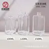 Dispensador de Bomba Transparente de Vidrio en Stock de Fábrica Botella 100-150ml Botella para Aceite Esencial para el Cuidado del Cabello Botella de Aceite Esencial de Gran Capacidad