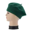 Chapéu Feminino Outono e Inverno Estilo Coreano Boina de Lã Sintética Chapéu Botão Chapéu de Pintor B001 Chapéu Atacado