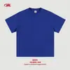 Camiseta de Algodón Puro Pesado Bk Hecha a Medida 305g para Hombre Og Retro Americano Color Sólido Holgada de Manga Corta para Hombre