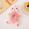 Corda de cabelo de pelúcia estilo coreano coelho sapo urso faixa de cabelo para meninas corda de cabelo fofa desenho animado corda de cabelo