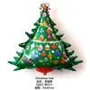 2025 Nuevo Papá Noel Árbol de Navidad Globo de Película de Aluminio Muñeco de Nieve Año Nuevo Decoración de Fiesta Navideña Globo de Papel de Aluminio