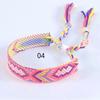Pulseira tecida de estilo étnico nepalês novo transfronteiriço, borla colorida da sorte para amizade, corda de mão, fabricantes em estoque