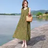 Vestido Digno y Elegante para Madre de Rayón y Algodón Talla Grande para Mujer Vestido Chaleco Holgado sin Mangas para Vacaciones en la Costa