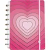 Caderno Inteligente Médio Amor Dourado 80 Folhas 190X255Mm