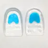 Nova Palmilha de Calcanhar Amortecedora de Choque em Gel TPE Sola Massageadora Antiderrapante Ondulada Calcanhar Anti-Dor Meio Tamanho Calcanhar Meio Tamanho Palmilha