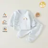 Cubierta Cálida para Bebé Tipo a Ropa para Recién Nacidos Otoño e Invierno Correas Acolchadas Ropa de Monje Bebé Engrosada Ropa de Otoño