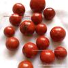 Bola de Jaspe Vermelho Natural, Bola de Jade Vermelho Tijolo, Preço Unitário Atacado, Ornamentos de Mesa para Brincar com as Mãos