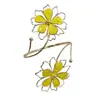 Joyería Transfronteriza Europea y Americana, Pulsera de Brazo Hueca con Patrón Irregular, Anillo de Brazo de Flor Tridimensional con Goteo de Aceite Personalizado y Atmosférico