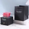 Caixa de Joias com Gaveta Única PVC Transparente 5 Camadas Flor de Sabão Caixa de Embalagem para Anel Brinco Colar Atacado