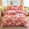 Novo Conjunto de Quatro Peças de Lençol de Algodão Escovado para Casa, Dormitório, Cama de Estudante, Conjunto de Quatro Peças Atacado, Lençóis e Conjunto de Capa de Edredom