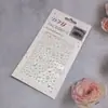 Celebridade da Internet Estrela do Mar Sereia Pentagrama Gota d'Água Meteoro Olho de Cavalo Maquiagem Diamante Prateado Lágrima Facial Pinta DIY Maquiagem Brilho Decorações de Diamante
