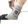Calcetines de Invierno de Dibujos Animados para Mujer, Calcetines Gruesos de Felpa Cálidos, Calcetines de Toalla de Caña Media, 4 Colores, Paquete de 2025, Nuevos Calcetines Gruesos Rayados