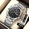 Reloj de pulsera de lujo de alta gama para hombre marca Binbang, impermeable, luminoso, doble calendario, reloj de cuarzo, popular reloj de pulsera de comercio exterior al por mayor
