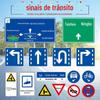 Sinais de Trânsito Rodoviário, Sinais de Alerta de Direção de Condução, Fabricação de Sinais de Trânsito