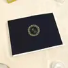 Convites de Casamento em Veludo Estilo Europeu, Convites de Casamento em Veludo Preto, Convites Transparentes em Acrílico com Estampagem Dourada