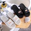 Chinelo de Banho Antiderrapante para Mulheres, Adequado para Todas as Estações, Chinelo Impermeável de Secagem Rápida para Chuveiro Interno de Banheiro de Hotel para Homens