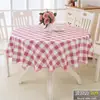 Toalha de Mesa Redonda Grande para Hotel Toalha de Mesa Redonda de Plástico para Hotel Impermeável e à Prova de Óleo Sem Lavagem Anti-Escaldante Fabricante de Toalha de Mesa Redonda Grande Atacado
