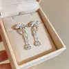 Aretes de Ballet con Cinta Personalizados, Aretes de Moda y Versátiles, Moño, Estilo Femenino, Estilo Popular, Aretes Dulces y de Alta Gama