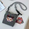 Celebración de Internet de Verano HINEZHA Bordado Popular Moderno Bolsa de Nylon para Teléfono Móvil Ocio Transfronterizo Combinación con Todo Bolso de Hombro para Ir al Trabajo