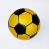 Comercio exterior PVC impresión fútbol juguetes inflables 9 pulgadas grueso inflable sandía bola al por mayor 22cm fútbol etiquetado raqueta de cuero