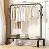Secador de Roupas Simples de Chão para Uso Doméstico, Cabideiro de Quarto, Cabideiro Duplo Móvel, Secador de Roupas de Chão para Varanda