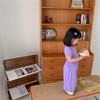 Ropa Infantil Coreana Verano 2024 Conjunto de Ropa de Casa Infantil Camiseta de Bebé Pantalones de Siete Puntos Conjunto de Dos Piezas Atuendo para Hermano y Hermana