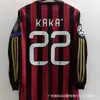 Venda Direta de Fábrica de Camisas de Futebol Esportivo Retro de Manga Longa do Manchester United e Barcelona, Casa e Fora, Transfronteiriças, com Designs Estampados, Atacado