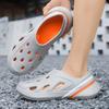 Zuecos de Color Sólido para Hombre, Pantuflas de Verano Antideslizantes de Suela Gruesa, Pantuflas que se Sienten como Pisar Mierda, Sandalias Casuales de Playa para Uso en Exteriores