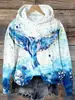 Sudadera cómoda con costuras y estampado de ola de malvavisco japonés retro, chalecos básicos combinables para otoño e invierno, venta directa transfronteriza