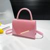 Bolso sencillo popular para mujer de este año 2025 verano nuevo bolso de moda de diamantes brillantes de alta gama bandolera para mujer pequeño bolso cuadrado
