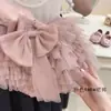 Conjunto de Duas Peças de Saia Tutu de Verão para Meninas, Saia de Bolo de Tule, Conjunto de Duas Peças com Top Regata e Shorts Fofos