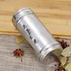 Frasco con Agitador de Condimentos de Acero Inoxidable para Barbacoa, Uso Comercial, Condimento de Sésamo, Caja de Condimentos para Barbacoa, Agitador de Condimentos