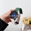 Correa de silicona con hebilla magnética para reloj inteligente Samsung Huawei GT/Watch4, color océano, deportiva, a juego