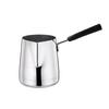 Taza de Flor de Café Graduada de Acero Inoxidable 304 Leche Caliente Anti-escaldaduras Espesamiento Salpicaduras de Aceite Mini Olla Pequeña Olla para Leche Anti-desbordamiento