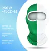 Máscara de Protección Solar para Ciclismo al Aire Libre con Logo Personalizado para Hombre Calavera Impresión Digital Protector de Cuello Transpirable Motocicleta Capucha Divertida