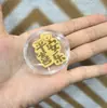 Pegatina para Teléfono Móvil de Oro Puro 999 2 Mg Dios de la Riqueza Caqui Ruyi Talismán de Paz para Atraer Riqueza y Hacerse Rico Regalo Popular Fabricante Venta al por Mayor