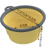 Comedero Portátil para Mascotas, Plato de Comida para Gatos y Perros, Plato para Perros, Plato Plegable, Plato Lamedor, Tapete de Silicona para Comer, Plato de Alimentación Lenta