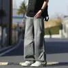 Jeans Retrô Americano para Homens 2026 Verão Calças Largas Retas de Perna Larga High Street Primavera e Verão Calças Casuais Longas Masculinas