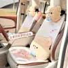 Bonito Oso Cojín para Asiento de Coche Verano Panal Cómodo Transpirable Pieza Única Cojín para Asiento de Coche Funda de Asiento de Coche de Dibujos Animados