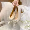 Uso bidireccional con falda, zapatos de tacón medio para mujer, nuevo estilo francés 2026 primavera/verano, tacón grueso, cómodos para el uso diario, zapatos de salón para mujer