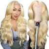 Peluca de Comercio Exterior Moda Europea y Americana Encaje Frontal Rubio Claro Onda Grande Rizado Cabello Caliente de África Peluca de Encaje Frontal
