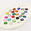 Al por mayor En stock Fondo Puntiagudo Rectangular Octagonal Pedrería Cristal de Vidrio Mahjong Accesorios para Joyería DIY Funda de Teléfono Pedrería
